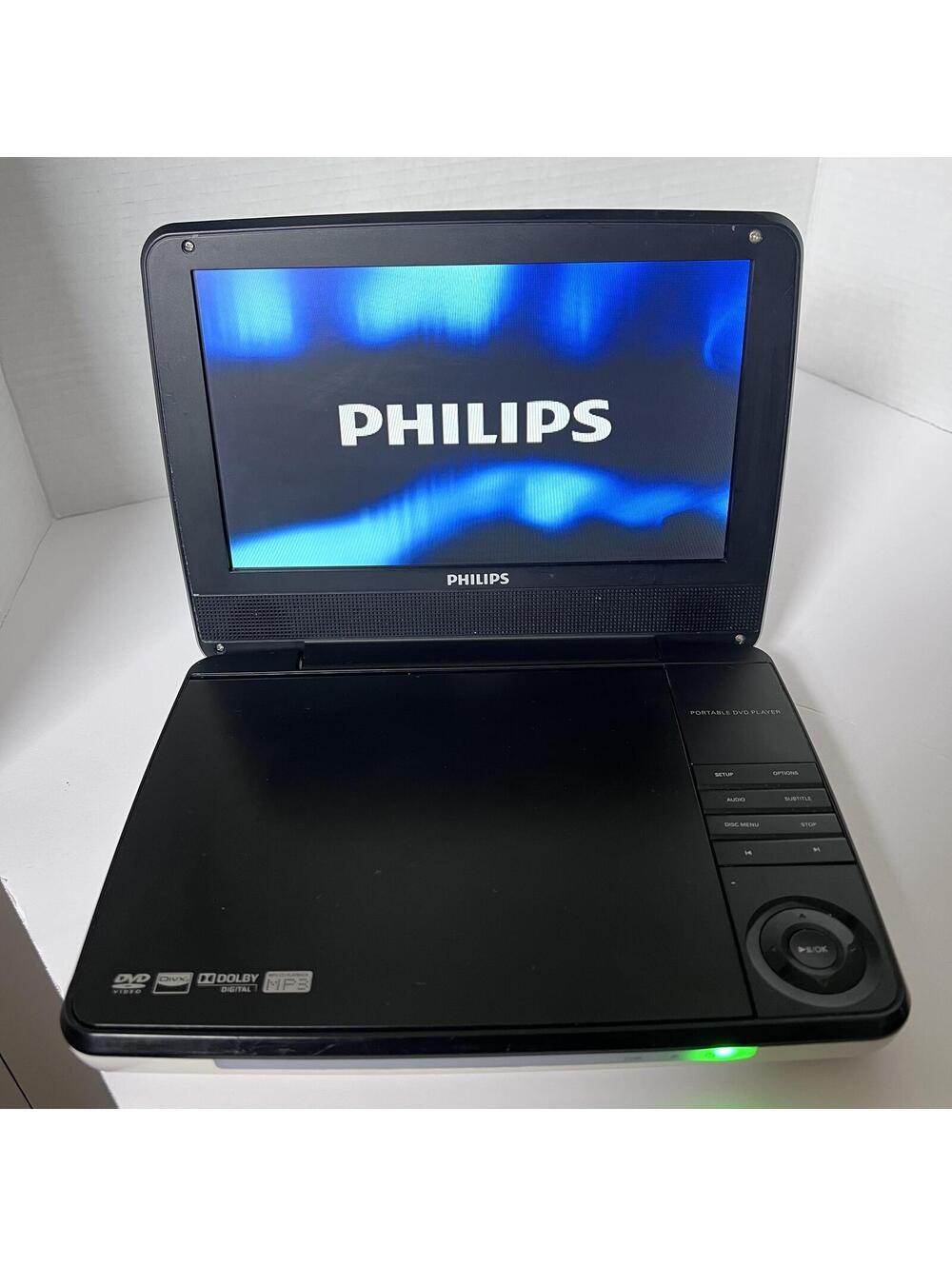 Philips PD9000/37 Portable DVD Player 9" Screen with Remote Carry Case